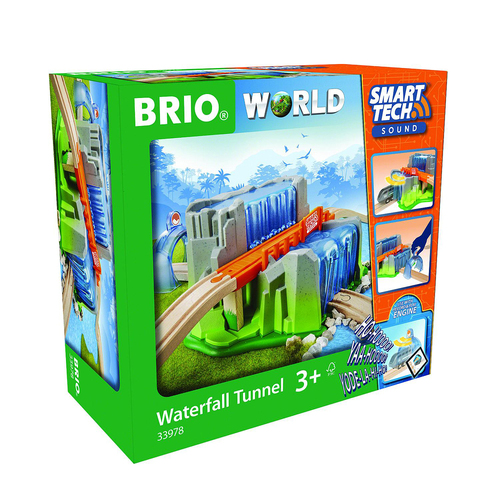 4pc Brio Smart Tech Waterfall Tunnel Kids/Childrens Play Toy 3y+