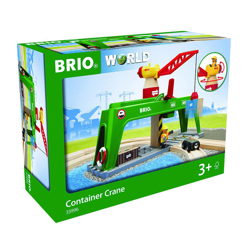 6pc Brio Container Crane Kids/Childrens Play Toy 3y+