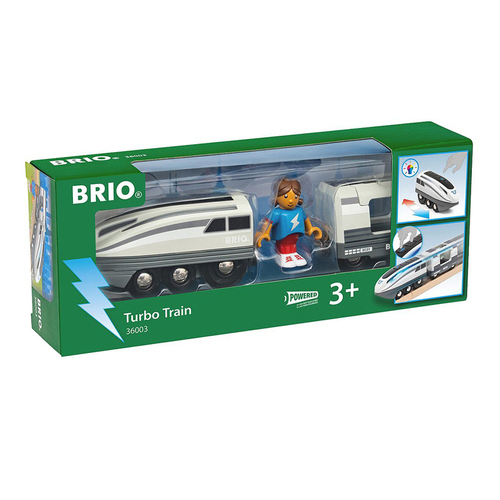 3pc Brio Turbo Train Kids/Childrens Pretend Play Toy 3y+