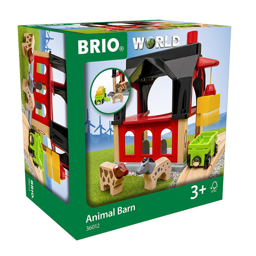 6pc Brio Animal Barn Kids/Childrens Play Toy 3y+ 