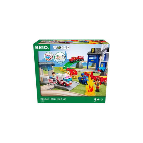 44pc BRIO Rescue Team Train Set Kids/Children Toy 4y+