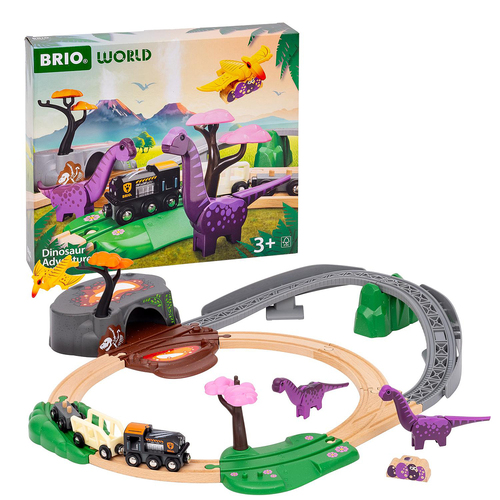 21pc Brio Dinosaur Adventure Set Kids/Childrens Play Toy 3y+