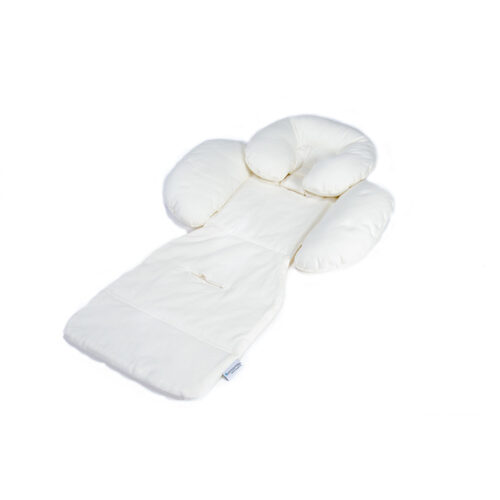 Bumbleride Organic Cotton Infant/Baby Insert Seat  White