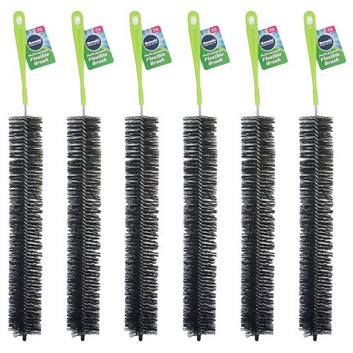 6PK kemasi Cleaning Brush - 60Cm Home Bathroom Kitchen Cleaning Assorted