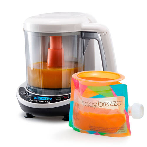 12pc Baby Breeza One Step™ Deluxe Food Maker 3-in-1 White/Black