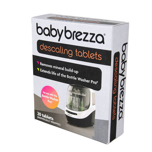 20pc Baby Breeza Bottle Washer Descaling Tablets Frangrance-Free