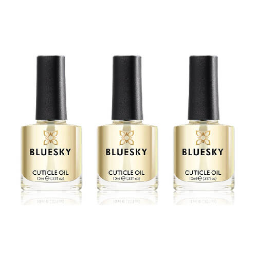 3PK Bluesky Cuticle Oil Nail Care Nourishing Hydrating 15ml Manicure Protection