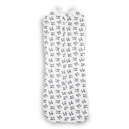 Baby Studio Swaddle Pouch BCI Cotton Hugs = Love Size 3-9m