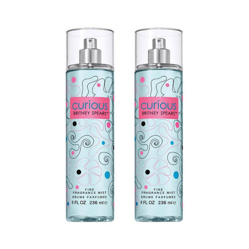 2PK Britney Spears Curious Body Mist Spray For Women 240ml