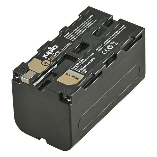 Jupio ProLine Li-ion 7.2V 6700mAh Battery For Sony NP-F750 Camera