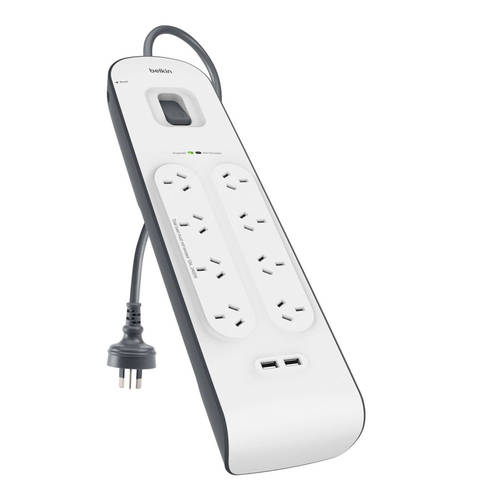 2.4 A USB Charging 8-outlet Surge Protection Strip