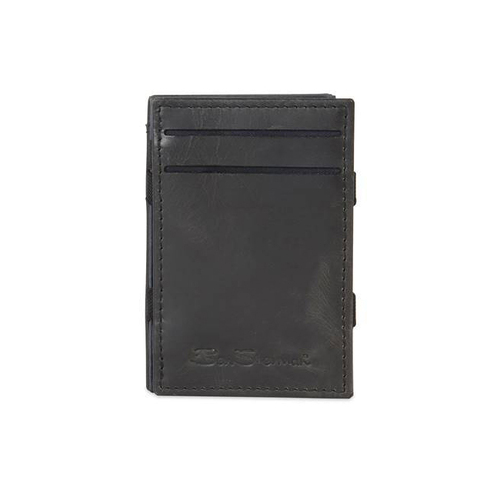 Ben Sherman Men's Leather Magic Wallet - Black/Navy