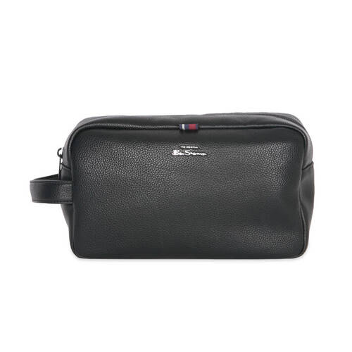 Van Heusan Wetpack/Washbag Men's Grooming Travel Bag - Black