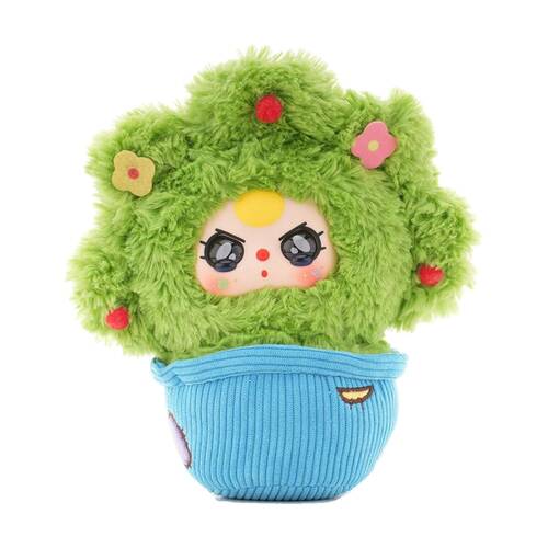 Baby Three A Pot Of Little Flower Plush Blind Box Surprise Fun Toy Assorted