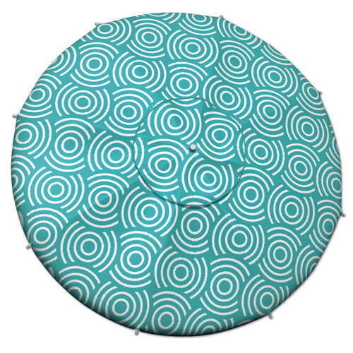 Mirage Outdoor Beach Canopy Umbrella w/ Carry Bag 2.4m Aqua Blue