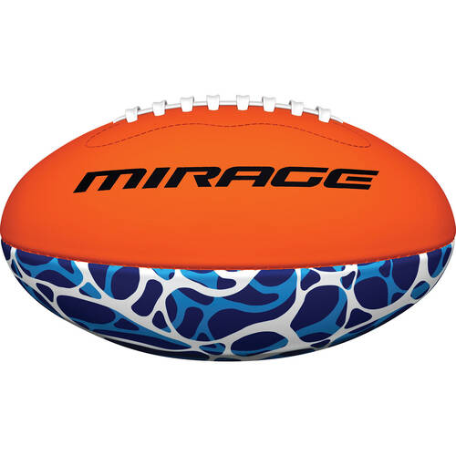Mirage Neoprene Footy Ball Kids Outdoor Water Toy Blue/Orange