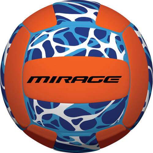 Mirage Neoprene Volleyball Kids Outdoor Water Toy Blue/Orange