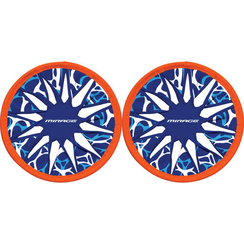 2PK Mirage Twistee Flying Disc Kids Outdoor Water Toy Blue/Orange