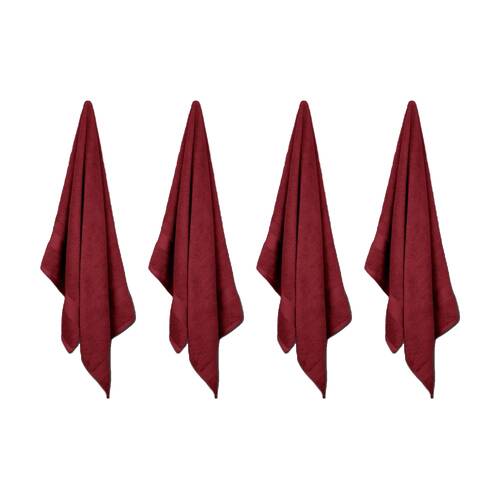 4x Ardor St Regis Collection 68x140cm Bath Towel Soft Cotton Berry