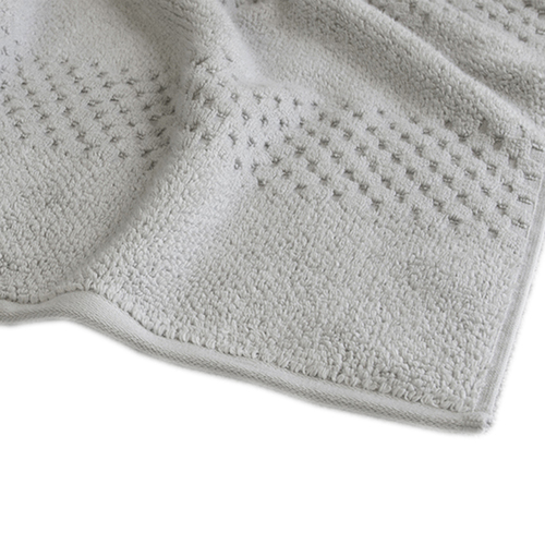 Algodon Portland 100% Cotton Bathroom/Bath Towel Absorbent Towel Silver/Grey 68x140cm