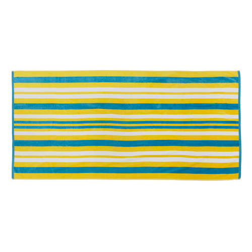 Ardor Summer Stripe Velour Jacquard Beach Towel 90x170cm