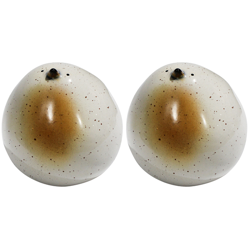 2PK LVD Ceramic Birdie Ornament Large Decorative Home Decor White