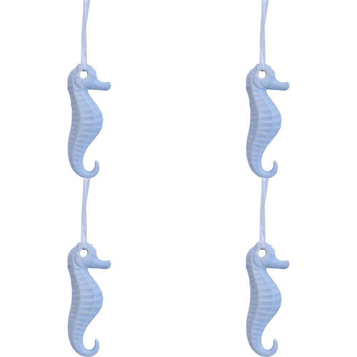 4PK LVD Ceramic Hanging Seahorse Home/Office Decor 12x5cm - Tidal