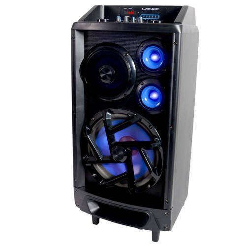 Portable Bluetooth Speaker Pa System/Amplifier/Input For Guitar Mic/Battery In