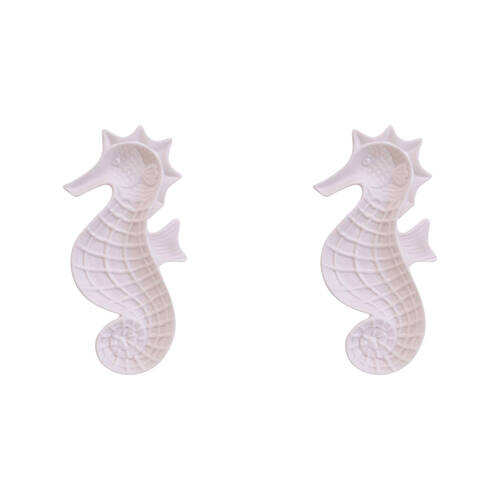 2PK LVD Seahorse Plate Ceramic Home/Lounge Decor 22cm Salt
