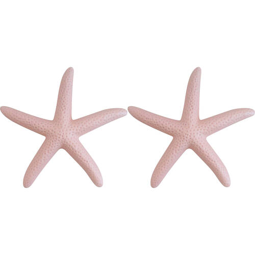 2PK LVD Starfish Ceramic Figurine Home/Lounge Decor Large Nude