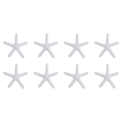 8PK LVD Starfish Ceramic Figurine Home Decor Medium Mineral