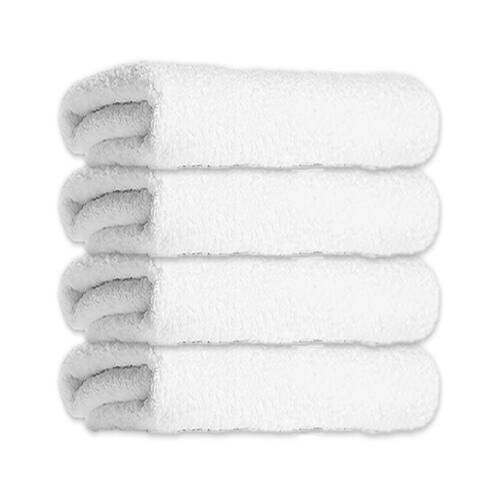 4PK Jason Commercial J-Dry Luxe Bath Sheet 90x180cm - White