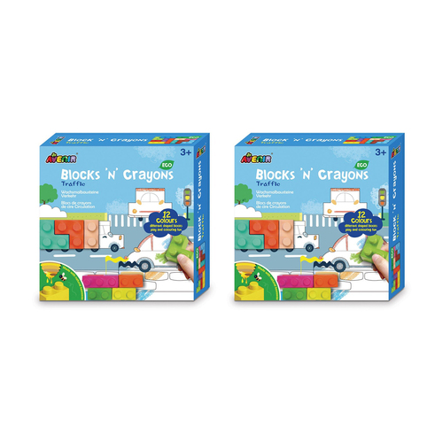 2PK Avenir Blocks'n'Crayons Traffic Kids/Toddler Activity 3y+