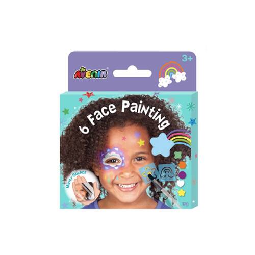 Avenir Face Painting Rainbow Art & Craft Toys 21x17cm Kids 3y+