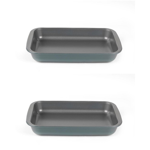 2PK Salter Thermoglass 25cm Glass Roaster/Roasting Pan/Dish