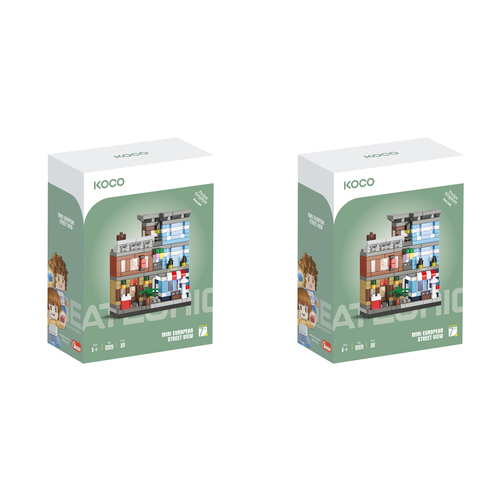 2x 301pc Koco Detective Agency Kids/Children Building Bricks Toy 6y+