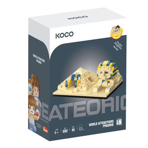 410pc Koco Pyramid Kids/Children Building Bricks Toy 6y+