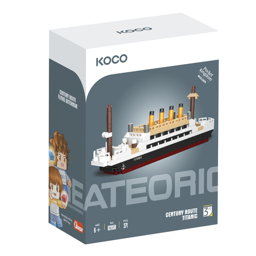271pc Koco Titanic Kids/Children Building Bricks Toy 6y+