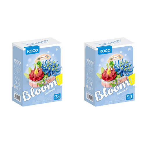 2x 271pc Koco Succulent Combination Potted Plants Kids Building Toy 6y+