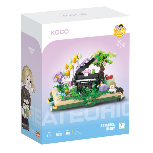 1213pc Koco Blue Danube Kids Building Bricks Toy 6y+