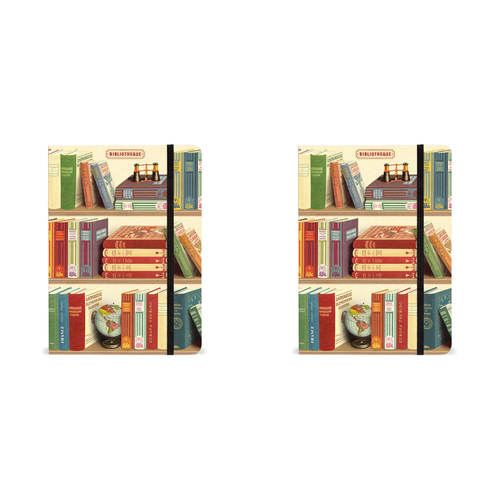2PK Cavallini Notebook Writing Stationery Large - Book