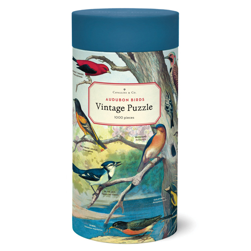 1000pc Cavallini Jigsaw Puzzle Audubon Birds 55x70cm Educational Game 