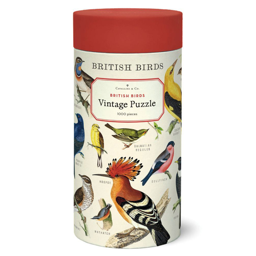 1000pc Cavallini Jigsaw Puzzle British Birds 55x70cm Educational Game 