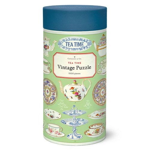 1000pc Cavallini Jigsaw Puzzle Tea Time 55x70cm Educational Game 