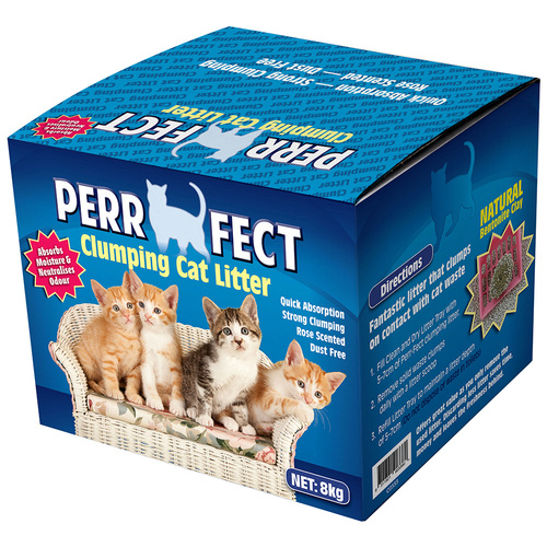 Perrfect 8kg Clumping Cat Litter