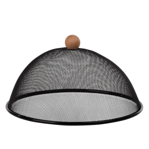 Esschert Design Iron Food Cover Dinning Tableware Kitchen Small Black