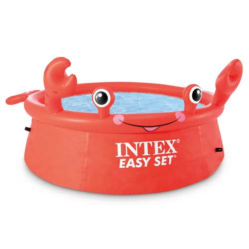 Intex 1.83m x 51cm Happy Crab Easy Set Pool 2P