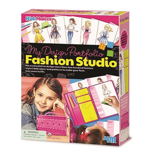 4M KidzMaker My Design Portfolio Fashion Studio Kids 5y+