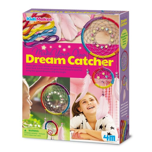 4M KidzMaker Make Your Own Dream Catcher Kids Art Activity 5y+