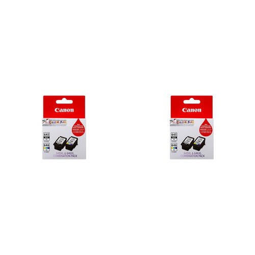 2PK Canon Pixma PG645 + CL646 XL Ink Cartridge Twin Pack